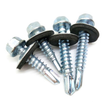 Hex head self drilling roofing screws with washer tapping screw